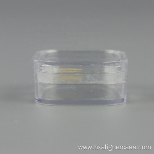 Transparent Plastic Dental Tooth Box with Membrane
